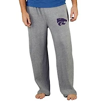 Men's Concepts Sport Gray Kansas State Wildcats Mainstream Terry Pants