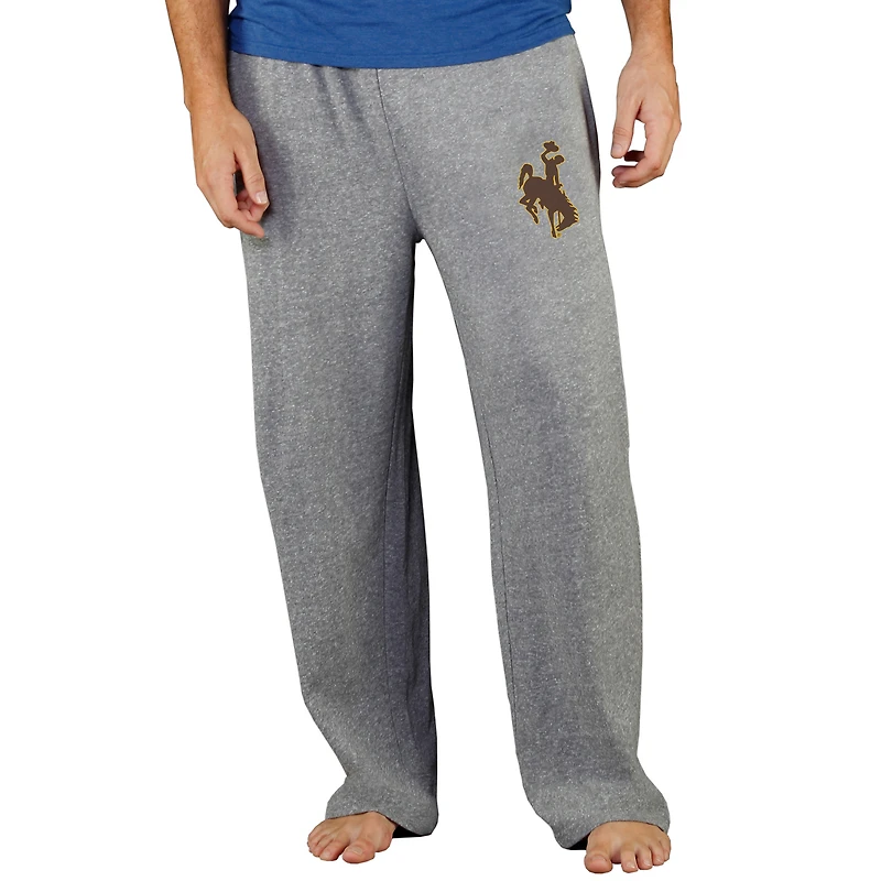 Men's Concepts Sport Gray Wyoming Cowboys Mainstream Terry Pants