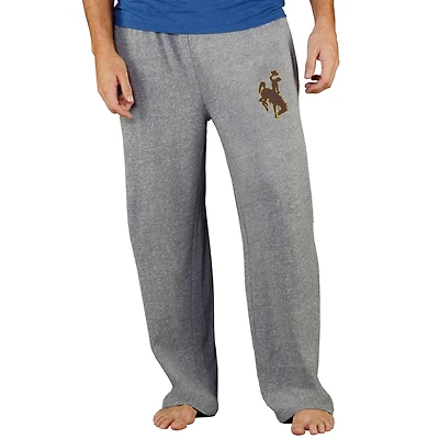 Men's Concepts Sport Gray Wyoming Cowboys Mainstream Terry Pants