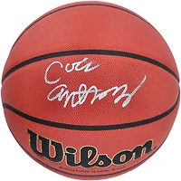 Cole Anthony North Carolina Tar Heels Autographed NCAA Game Basketball