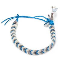 Tokens and Icons Miami Marlins Game-Used Baseball Yarn Bracelet