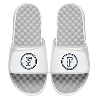 Men's ISlide White Cal State Fullerton Titans Circle Logo Slide Sandals