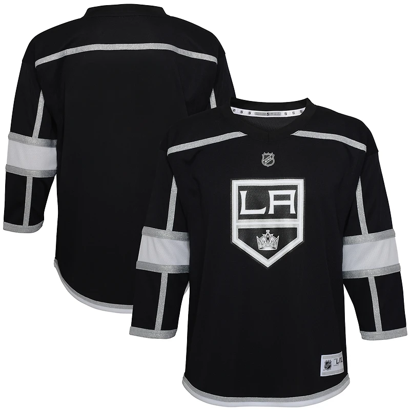 Youth Black Los Angeles Kings Home Replica Blank Jersey