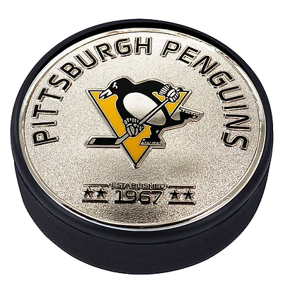 Pittsburgh Penguins Medallion Collection Established Puck