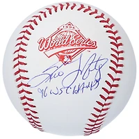 Tino Martinez New York Yankees Autographed 1996 World Series Logo Baseball with "96 WS Champs" Inscription