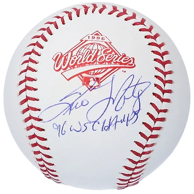 Tino Martinez New York Yankees Autographed 1996 World Series Logo Baseball with "96 WS Champs" Inscription