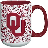 Oklahoma Sooners 15oz. Java Floral Mug