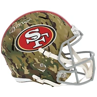 Joe Montana San Francisco 49ers Autographed Riddell Camo Alternate Speed Replica Helmet