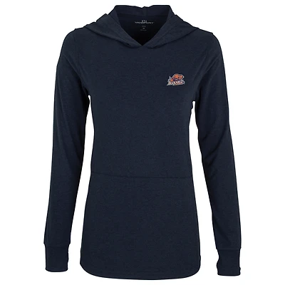 Women's Navy Bucknell Bison Vansport Trek Pullover Hoodie