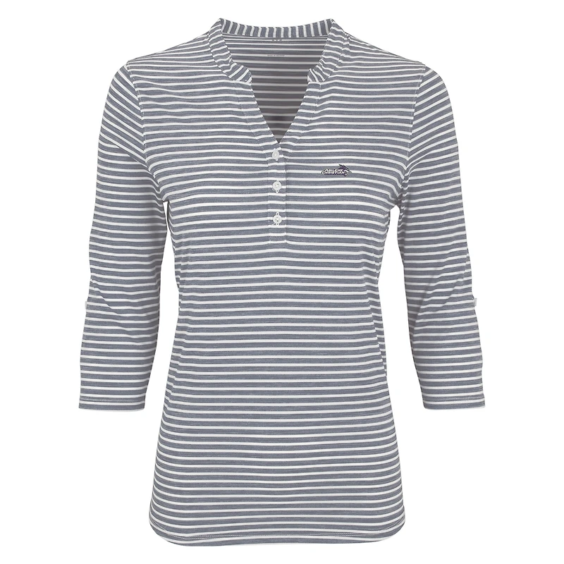 Women's Gray Abilene Christian University Wildcats Vansport Pro Riviera Polo