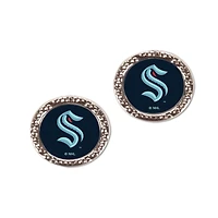 Women's WinCraft Seattle Kraken Round Post Earrings