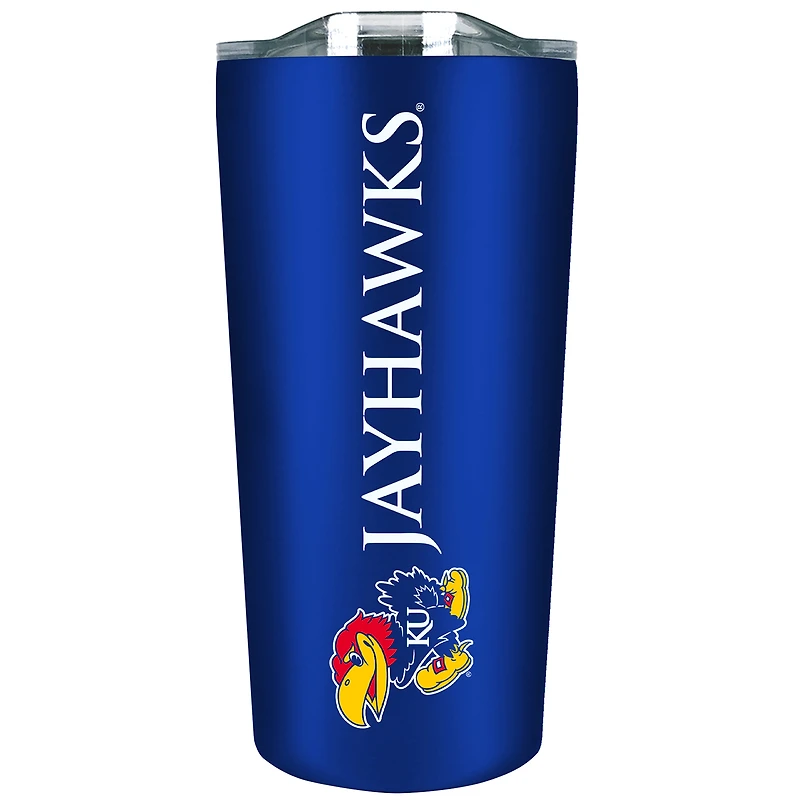 Kansas Jayhawks 18oz. Stainless Soft Touch Tumbler