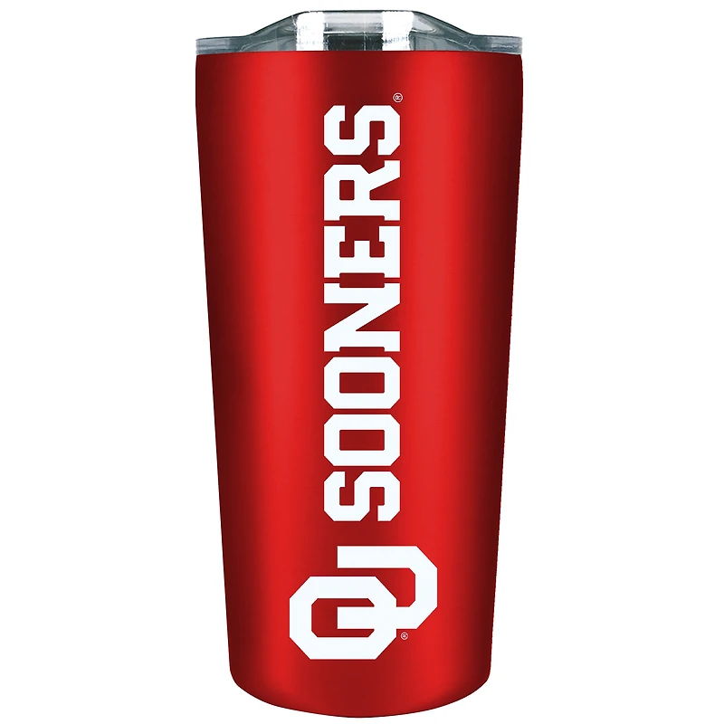 Oklahoma Sooners 18oz. Stainless Soft Touch Tumbler