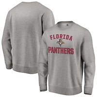 Men's Heather Gray Florida Panthers Special Edition Victory Arch Pullover Sweatshirt