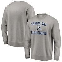 Men's Heather Gray Tampa Bay Lightning Special Edition Victory Arch Pullover Sweatshirt