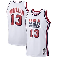 Men's Mitchell & Ness Chris Mullin White USA Basketball 1992 Authentic Jersey