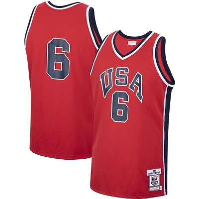 Men's Mitchell & Ness Patrick Ewing Red USA Basketball 1984 Authentic Jersey