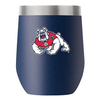 Fresno State Bulldogs 12oz. Stemless Tumbler