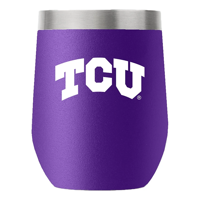 TCU Horned Frogs 12oz. Stemless Tumbler