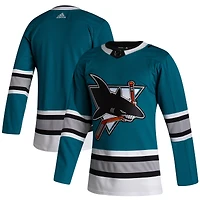 Men's adidas Teal San Jose Sharks 30th Anniversary Authentic Jersey