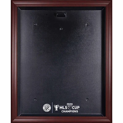 Columbus Crew Mahogany Framed 2020 MLS Cup Champions Team Logo Jersey Display Case