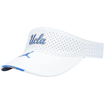 Men's Jordan Brand White UCLA Bruins 2021 Sideline Performance Visor