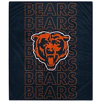 Chicago Bears 60" x 70" Echo Wordmark Lightweight Blanket