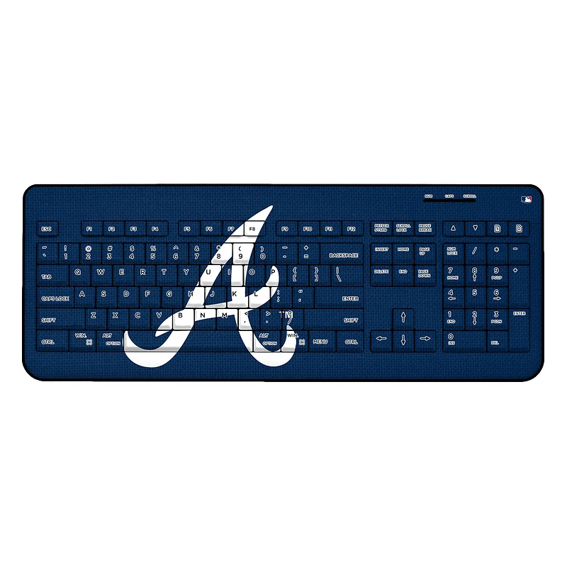 Atlanta Braves Team Logo Wireless Keyboard