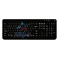 Miami Marlins Team Logo Wireless Keyboard