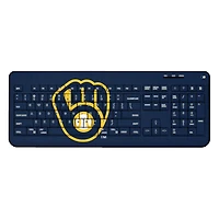 Milwaukee Brewers Team Logo Wireless Keyboard