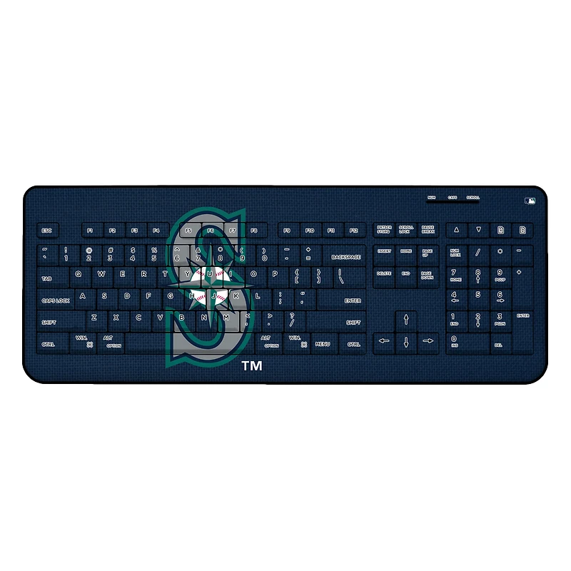 Seattle Mariners Team Logo Wireless Keyboard