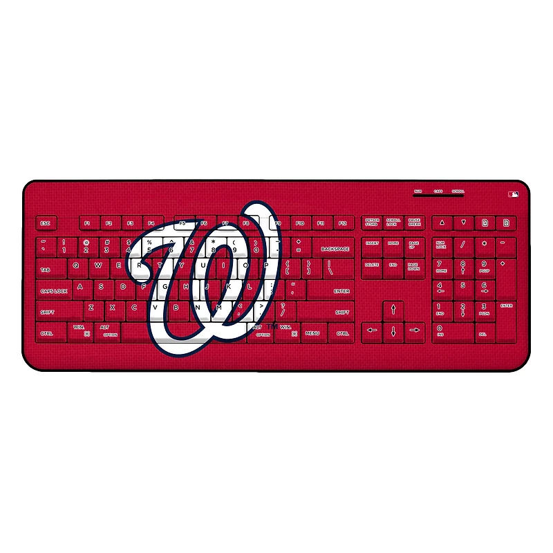 Washington Nationals Team Logo Wireless Keyboard