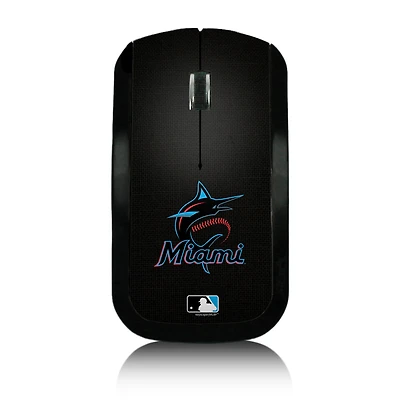 Miami Marlins Team Logo Wireless Mouse