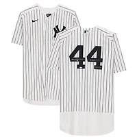 Reggie Jackson New York Yankees Autographed White Nike Replica Jersey with Multiple Inscriptions