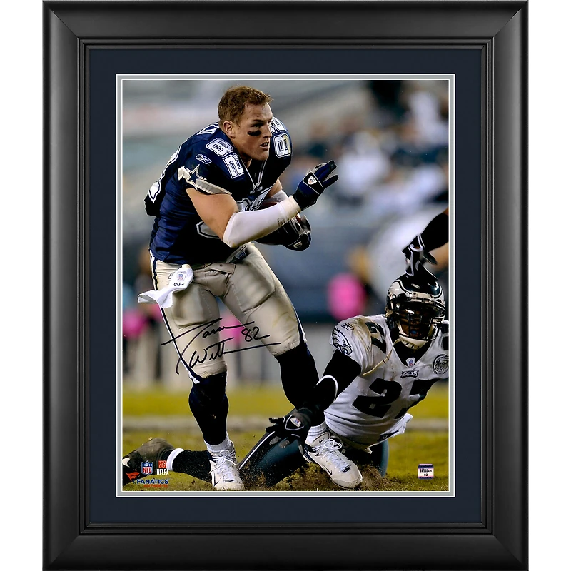 Jason Witten Dallas Cowboys Framed Autographed 16" x 20" No Helmet Photograph