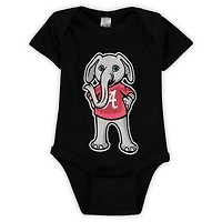 Infant Two Feet Ahead Black Alabama Crimson Tide Big Logo Bodysuit