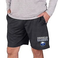 Men's Concepts Sport Charcoal Buffalo Sabres Bullseye Knit Jam Shorts