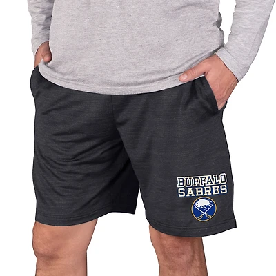 Men's Concepts Sport Charcoal Buffalo Sabres Bullseye Knit Jam Shorts