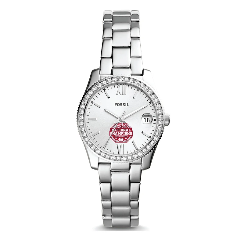 Women's Alabama Crimson Tide College Football Playoff 2020 National Champions 3-Hand Date Watch