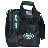 New York Jets Single Bowling Ball Tote Bag with Shoe Compartment