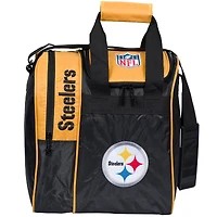 Pittsburgh Steelers Single Bowling Ball Tote Bag with Shoe Compartment
