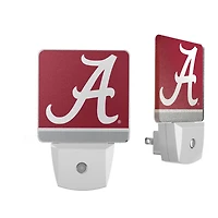 Alabama Crimson Tide Stripe Design Nightlight 2-Pack
