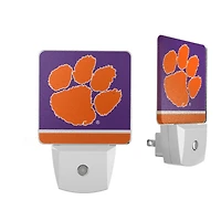 Clemson Tigers Stripe Design Nightlight 2-Pack