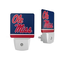 Ole Miss Rebels Stripe Design Nightlight 2-Pack