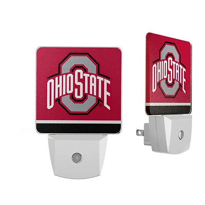 Ohio State Buckeyes Stripe Design Nightlight 2-Pack