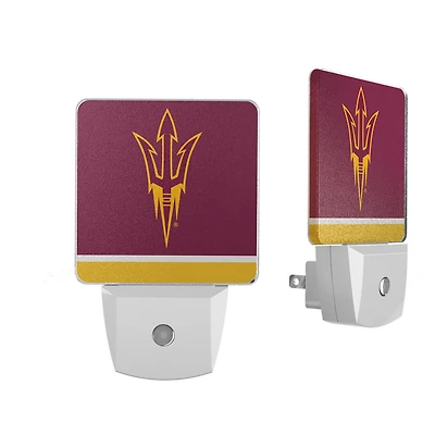 Arizona State Sun Devils Stripe Design Nightlight 2-Pack