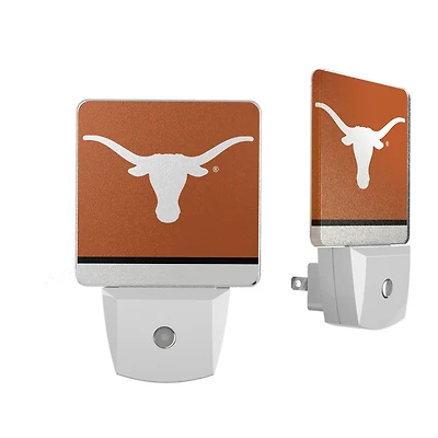 Texas Longhorns Stripe Design Nightlight 2-Pack