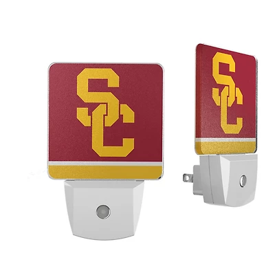 USC Trojans Stripe Design Nightlight 2-Pack