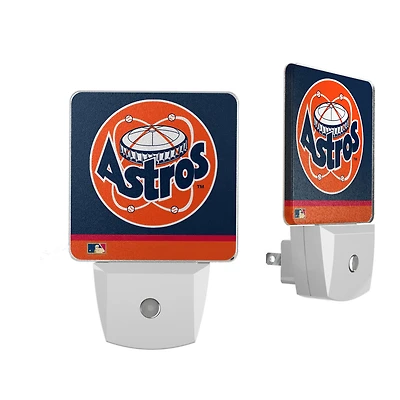 Houston Astros Stripe Design Nightlight 2-Pack