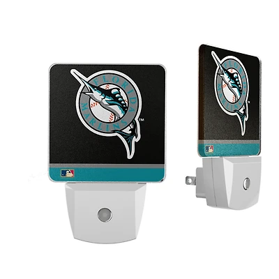Miami Marlins Stripe Design Nightlight 2-Pack
